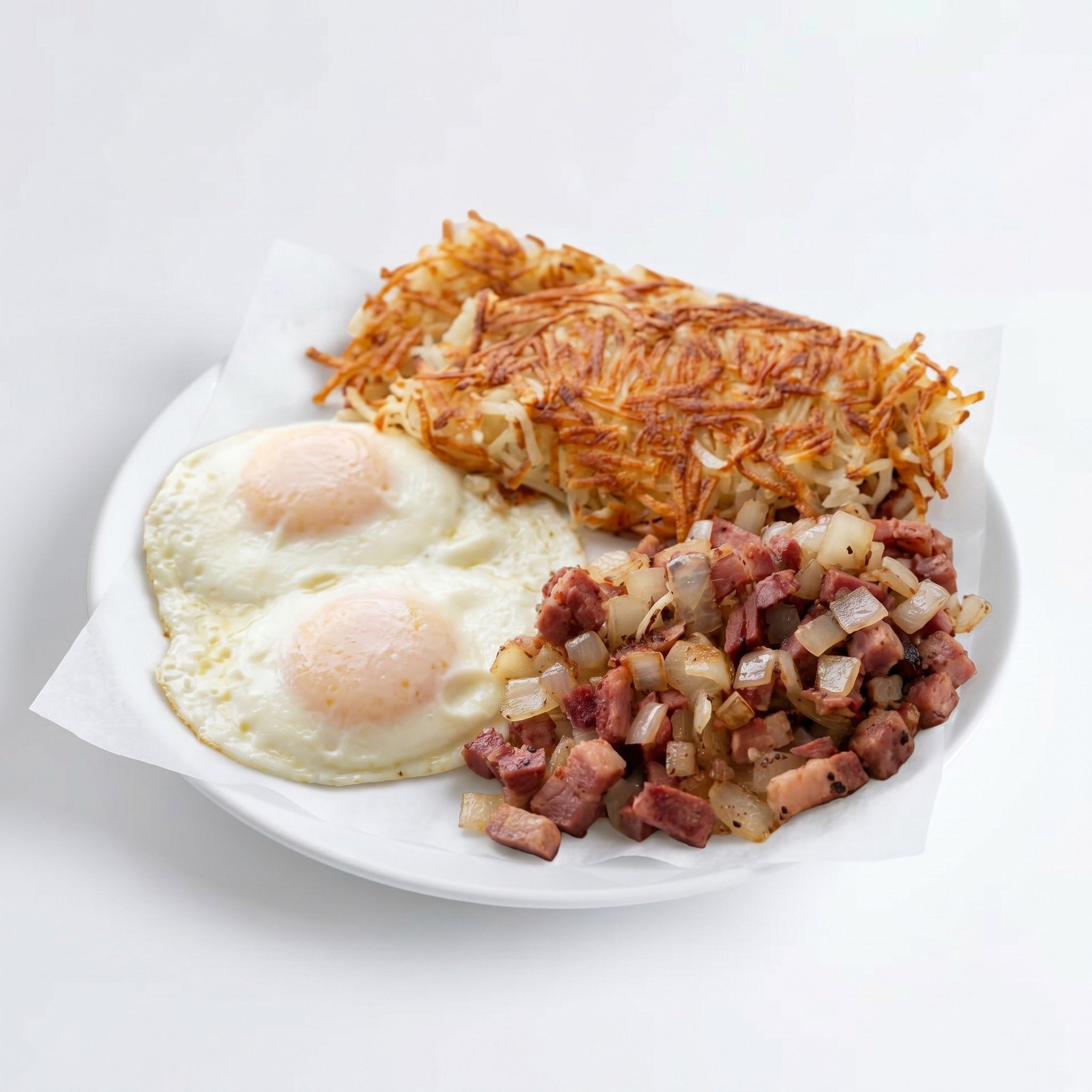 Corned Beef Hash & Eggs.