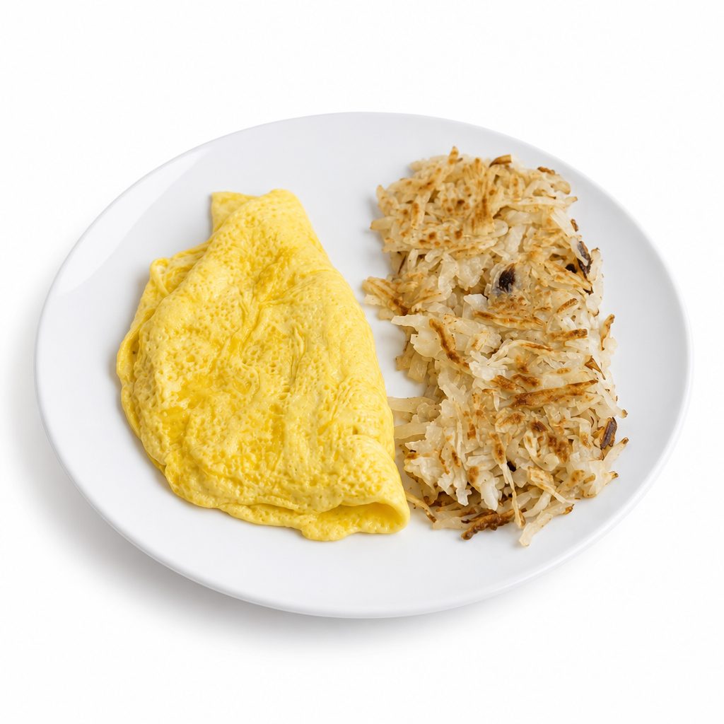 Kid's Cheese Omelet.