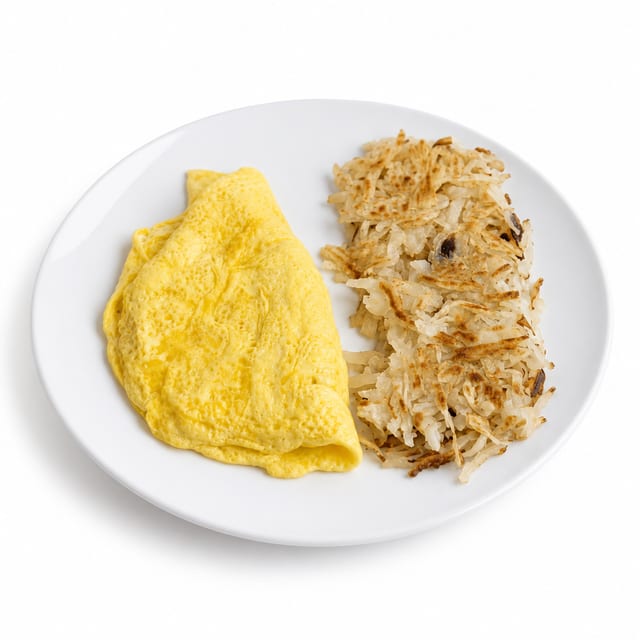 Kid's Cheese Omelet.