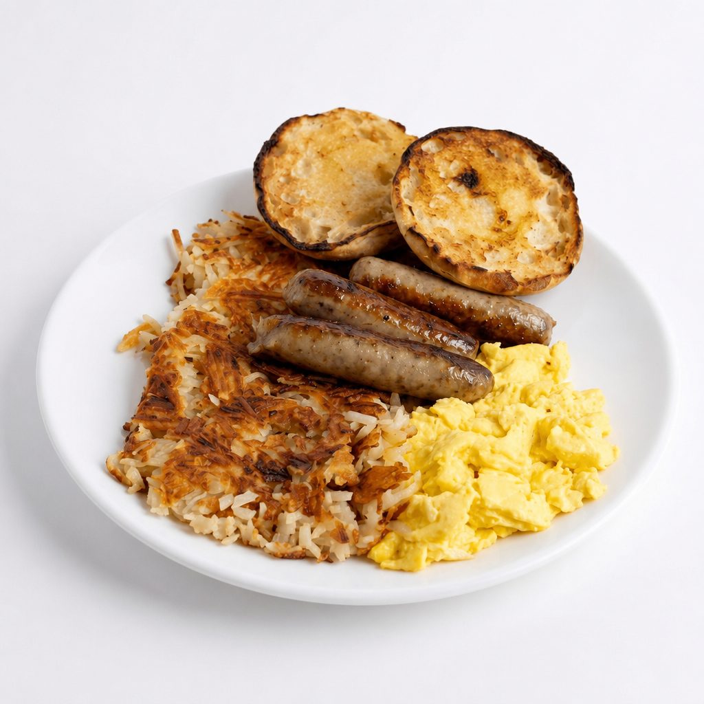 Sausage Links & Eggs.