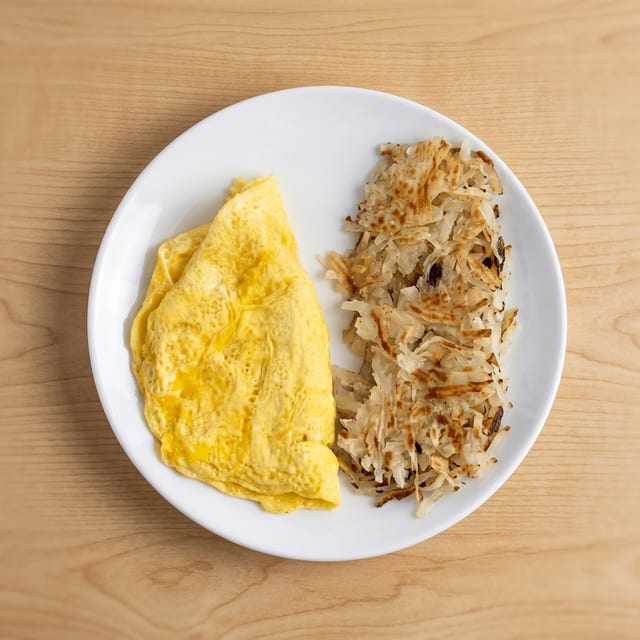 Kid's Cheese Omelet.