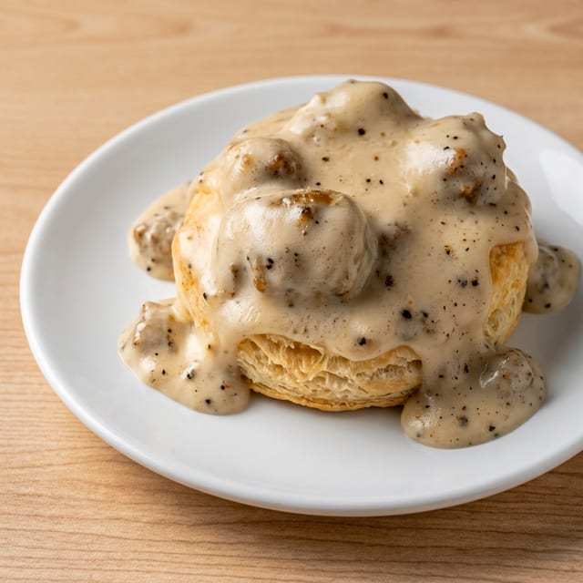 Biscuits & Sausage Gravy.